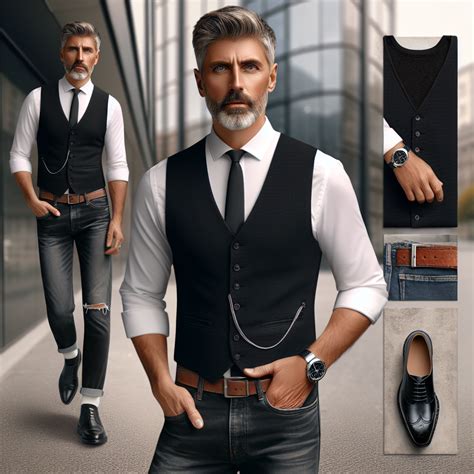 What to Wear with a Black Vest Men: Must-Have Styles! | Fashion & Style ...