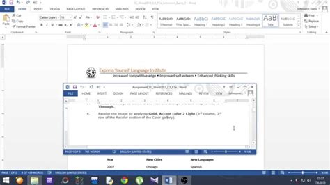 Image result for Word Module 5 Sam Project B Cengage