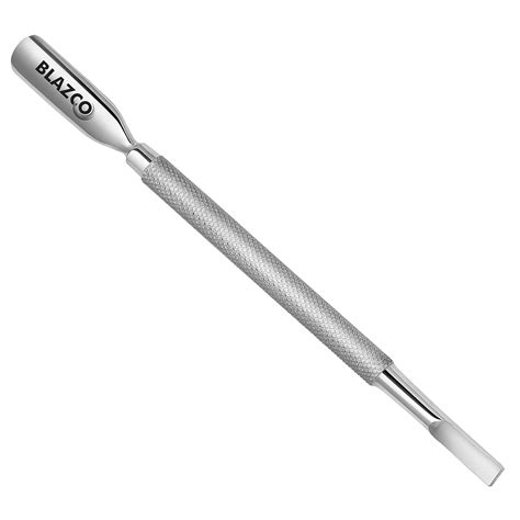 Blazco Cuticle Pusher and knife Professional Grade Stainless Steel Dual ...