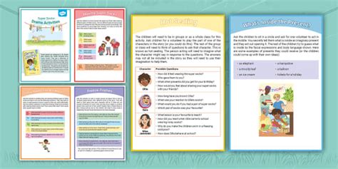 Super Socks Drama Activity Cards | Twinkl Originals - Twinkl