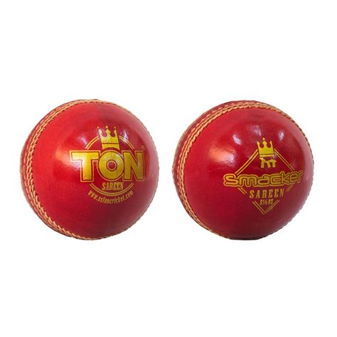 SS TON Smacker Cricket Leather Ball – Cric Studio