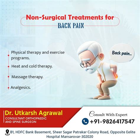 Non-Surgical Back Pain Treatment | Orthopedic Doctor in Mansarovar, Jaipur