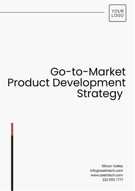 Free Go-to-Market Product Development Strategy Template to Edit Online