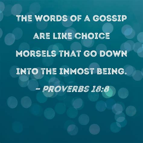 Gossip Bible Verses