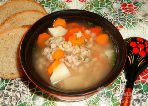 Уха из горбуши с перловкой и сладким перцем рецепт пошаговый с фото ...