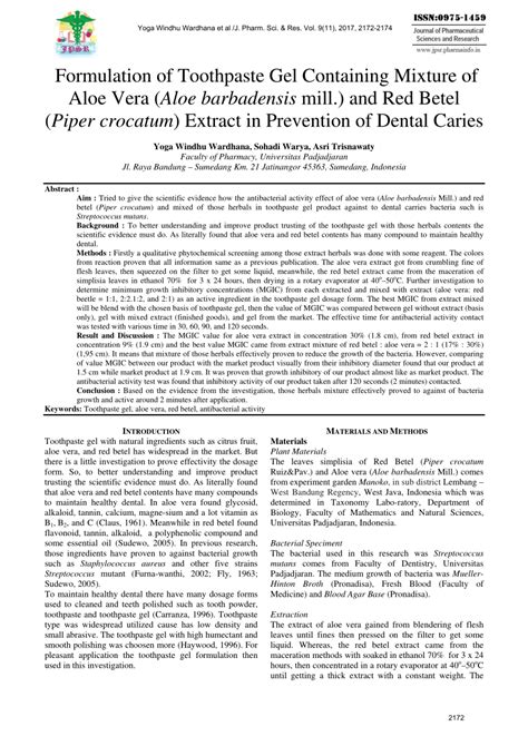 Image result for Gel Toothpaste Formulation