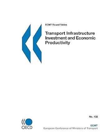 Buy ECMT Round Tables Transport Infrastructure Investment and Economic ...