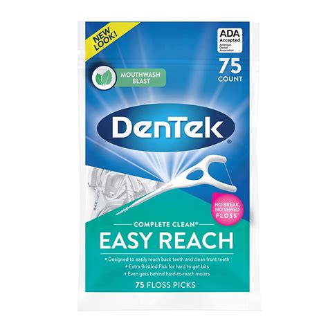 DenTek Complete Clean Floss Picks, Fresh Mint 75 ea : Amazon.in: Health ...