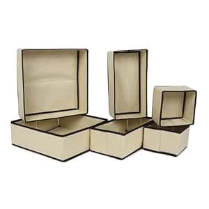 Niwlix Foldable Cloth Storage Box Closet Dresser Drawer Organizer Cube ...