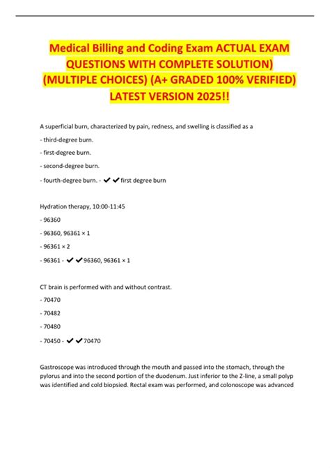 Medical Coding Exam Questions 的图像结果