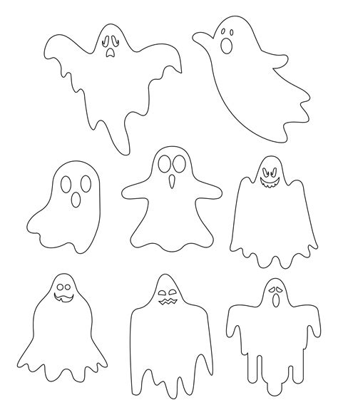 Ghost Stencil Printable - Printable Word Searches