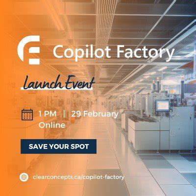 Copilot Factory - (Custom AI Copilots) - Webinar Tickets, February 29 ...