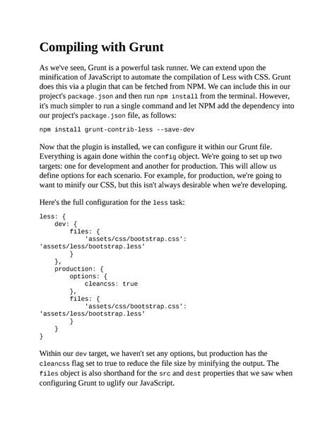 Learning Web Development with Bootstrap and Angular-33 - Compiling with ...