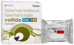 Voltido Trio 100 Ciphaler 60 Doses - Uses, Side Effects, Dosage, Price ...