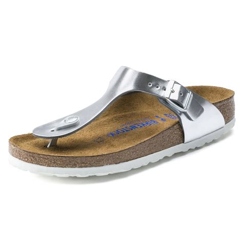 Buy Gray Gizeh Soft Footbed Natural Leather Online in India - BIRKENSTOCK