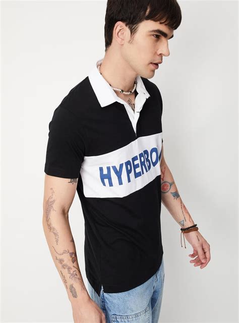 Buy Men Colourblocked Slim Fit Polo T-shirt Online at just Rs. 799.0 ...