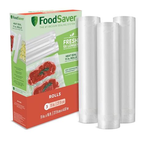 Foodsaver® 11" x 16' Vacuum Seal Roll, 3 Pack - Cache Tactical Supply