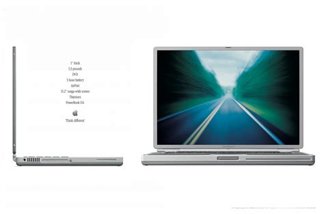 Publicité : le PowerBook G4 - Les trésors de l'Aventure Apple