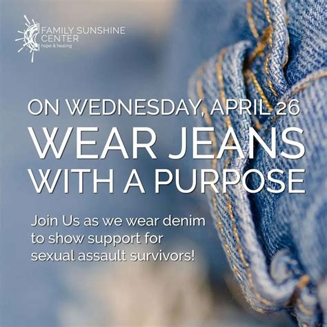 Wear Denim Day - Family Sunshine Center
