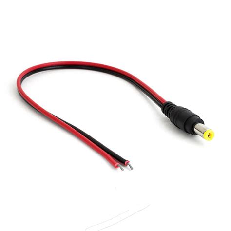 DC Jack Male Power Connector With Wire – MAJESTRONICZ