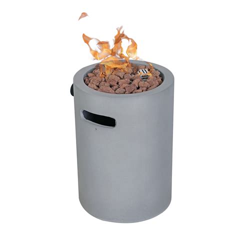 Buy Tabletop Fireplace Small Propane Fire Pit, Patio Outdoor 10inch ...