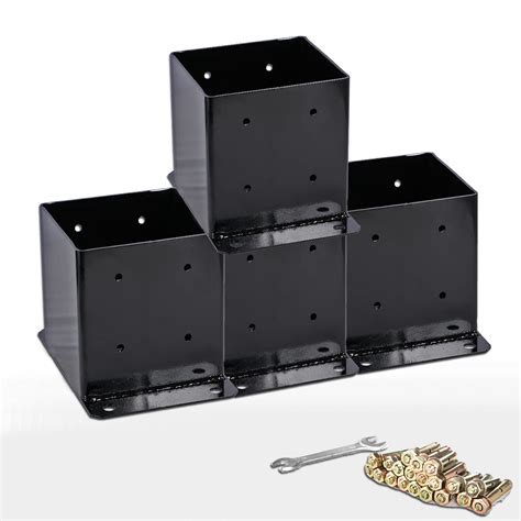 MINNEER 6x6 Deck Post Base Plate Pergola Brackets India | Ubuy