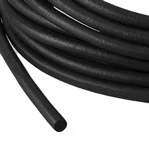 Kingdder 25ft Epdm Foam Rubber Weather Stripping Round Rubber Tubing ...