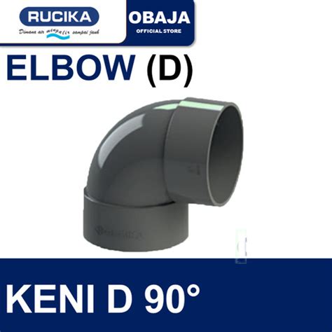 Jual Elbow D 3" Rucika/Knie D 3" 90 Rucika/Fitting Pipa Rucika - Kota ...