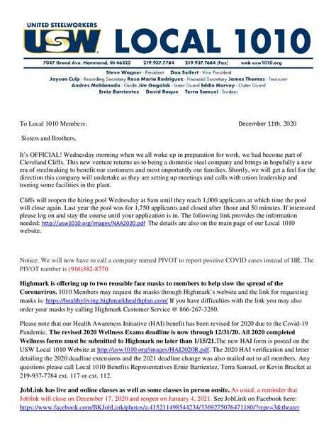 United Steelworkers Local 1010