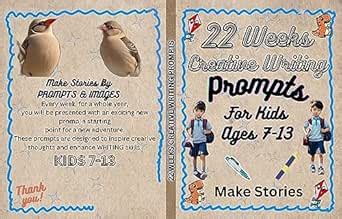 22 Creative Writing Prompts For Kids Aged 7-13, Growth mindset journal ...