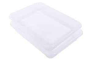 Simply Home Multipurpose Rectangular Small Plastic Trays| Stationary ...