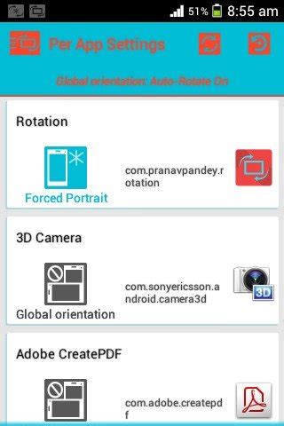 Rotation: pieno controllo sulla rotazione dello schermo, anche per le ...