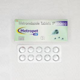 Sihil Pharma Metropet Metronidazole 250mg Tab