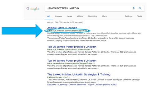 How to Find LinkedIn Profile URL 的图像结果