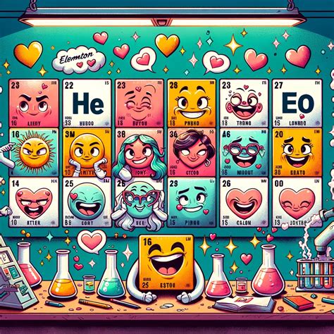 Periodic Table Jokes Pick Up Lines