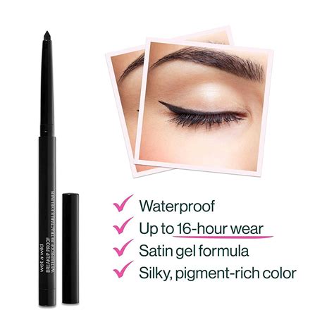 WET N WILD Mega Last Breakup Proof Retractable Eyeliner (0.3 Gm) - Age Tune