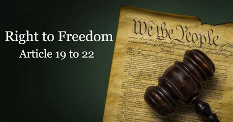 Fundamental Right (Right to Freedom)
