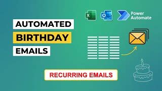 Image result for Automatically Send Birthday Emails Using VBA in Excel