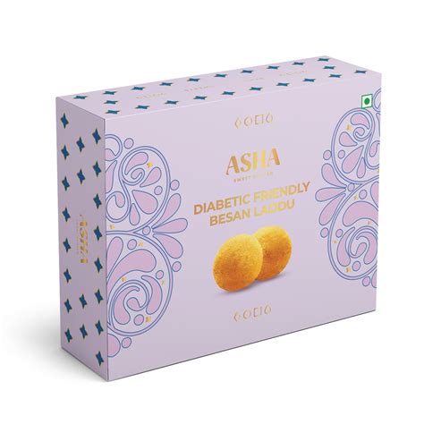 Diabetic Friendly Besan Laddu 200gm | Asha Sweet Center