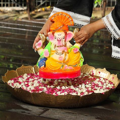 Buy 1FEET Modaya Eco-Friendly Ganpati | Plant-A-Ganesha Online in India ...