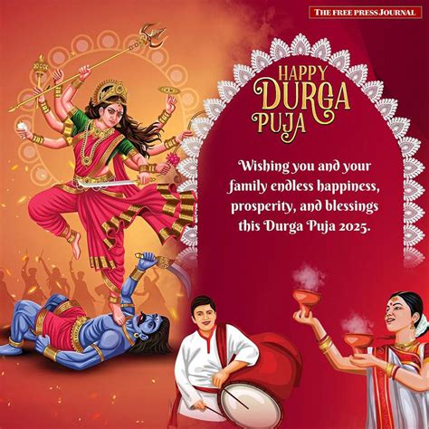Happy Durga Puja 2025: 25+ Durga Puja Wishes, Messages, Greetings ...