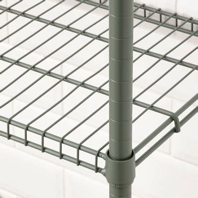 OMAR shelving unit, grey-green, 92x36x94 cm (361/4x14x37") - IKEA