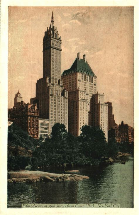 Postcard The Plaza Fifth Avenue At 59th Street New York City NY New ...