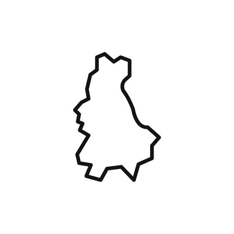 Luxembourg country map logo sign outline 47589334 Vector Art at Vecteezy