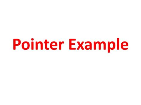 Image result for Pointer Syntax