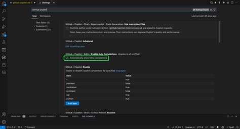 GitHub コパイロットと Visual Studio Code をクエリサービスに接続する | Adobe Experience Platform