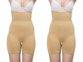 Buy Laceandme Women's Shapewear Combo No Rolling Down with Wire Support ...