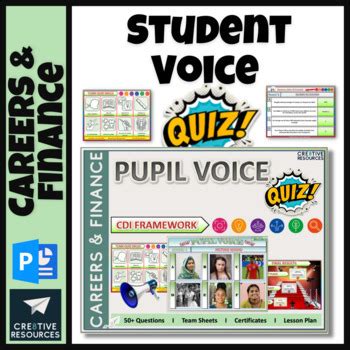 Student Voice Campaign Active Citizenship - Careers Quiz by Cre8tive ...