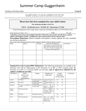 Fillable Online Healthcare Provider Orders Form B Fax Email Print ...