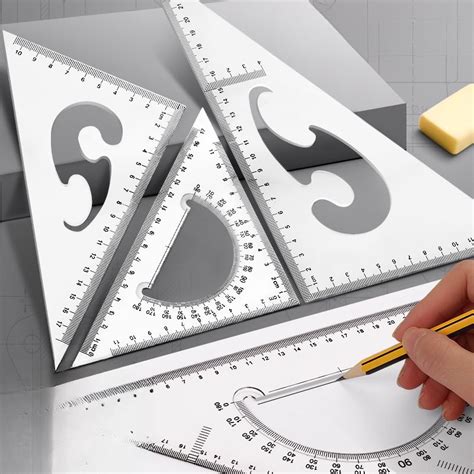 Image result for Engineering Triangle Ruler Use